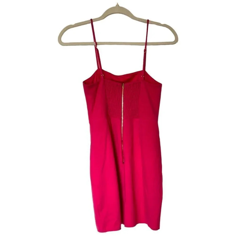 NBD X NAVEN Kelly Dress in Bright Pink XS Revolve Barbie Pink - Picture 4 of 10